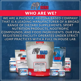 Hard Rhino Sucralose Powder used in beverages as a keto-friendly sweetener.