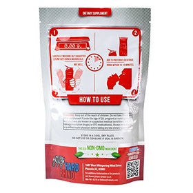 Hard Rhino Sucralose Powder bottle front for easy kitchen use.