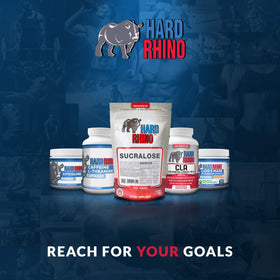 Hard Rhino Sucralose Powder in kitchen setup for daily sweetening.