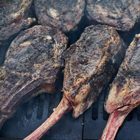 Hardcore Carnivore Black BBQ grilling rub enhances flavor and crust