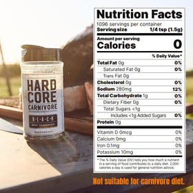 Hardcore Carnivore Black mega-pack 58oz ready for frequent grilling