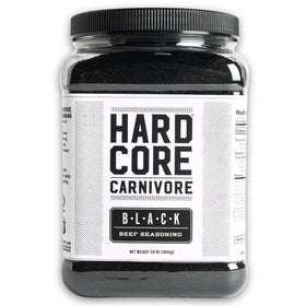 Hardcore Carnivore Black steak crust rub for bold sear and flavor