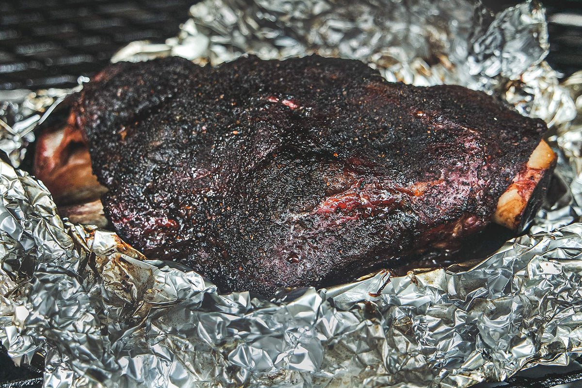 Hardcore Carnivore Camo grilling session shows even coating and aroma.