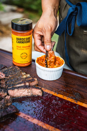 Hardcore Carnivore kitchen scene showing easy two-tablespoon prep