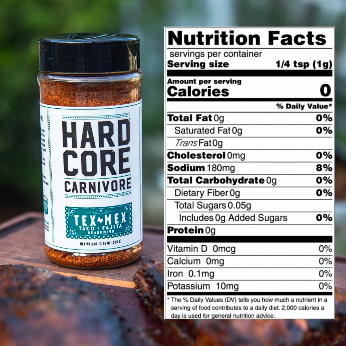 Hardcore Carnivore Tex Mex beans enhanced with depth and warmth.