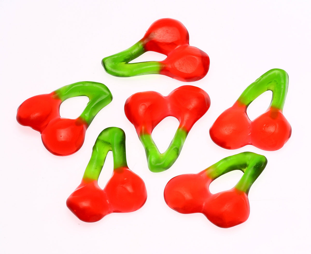 Haribo Happy Cherries served as dessert topping for fun.