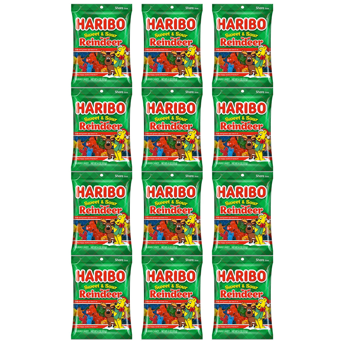 Haribo Sweet and Sour Reindeer are perfect for stockings and small gift ideas.