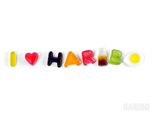 Haribo Tangfastics tub packaging on display for party moments.
