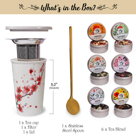 Rose Kiss blend offers floral notes ideal for winding down