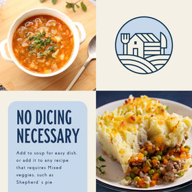 Harmony House vegan gluten-free ingredients emphasize plant-based options.
