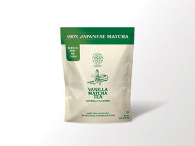 Harmony Matcha Vanilla front of bag showcasing premium blend for smooth, alert focus
