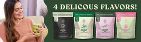 Harmony Matcha Vanilla ingredients label indicating clean, natural components