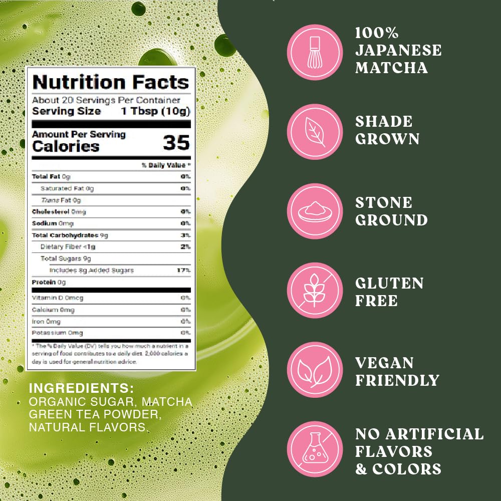 Harmony Proteins hot matcha cup ready for smooth, calm energy