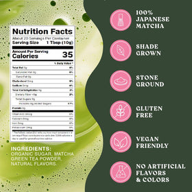 Harmony Proteins hot matcha cup ready for smooth, calm energy
