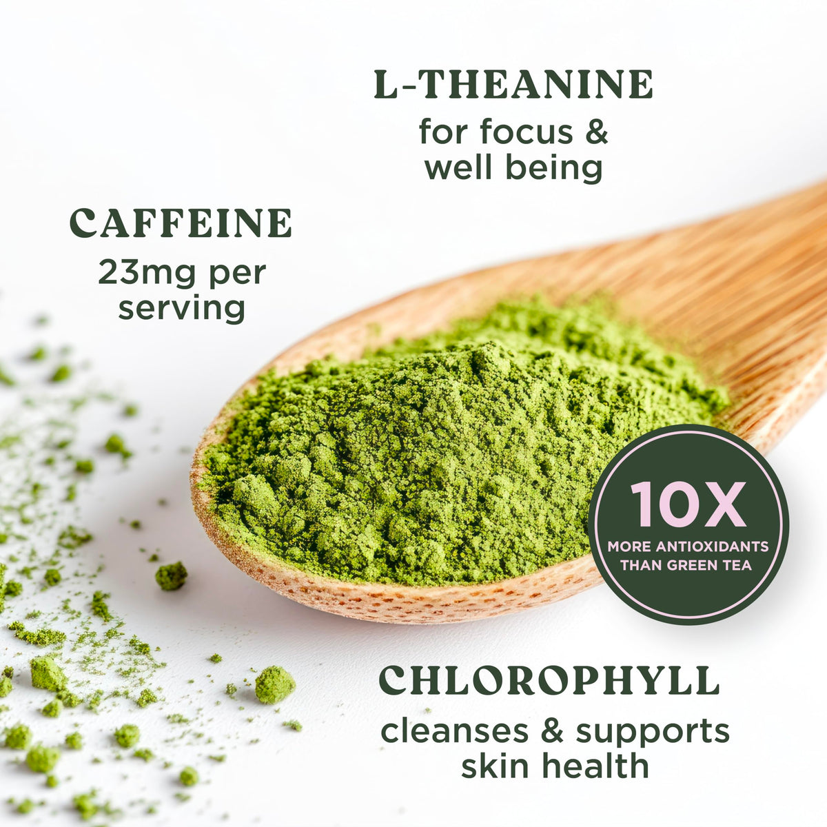 Harmony Proteins The Harmony Matcha Lavender resealable bag preserves freshness.