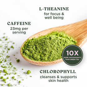 Harmony Proteins The Harmony Matcha Lavender resealable bag preserves freshness.