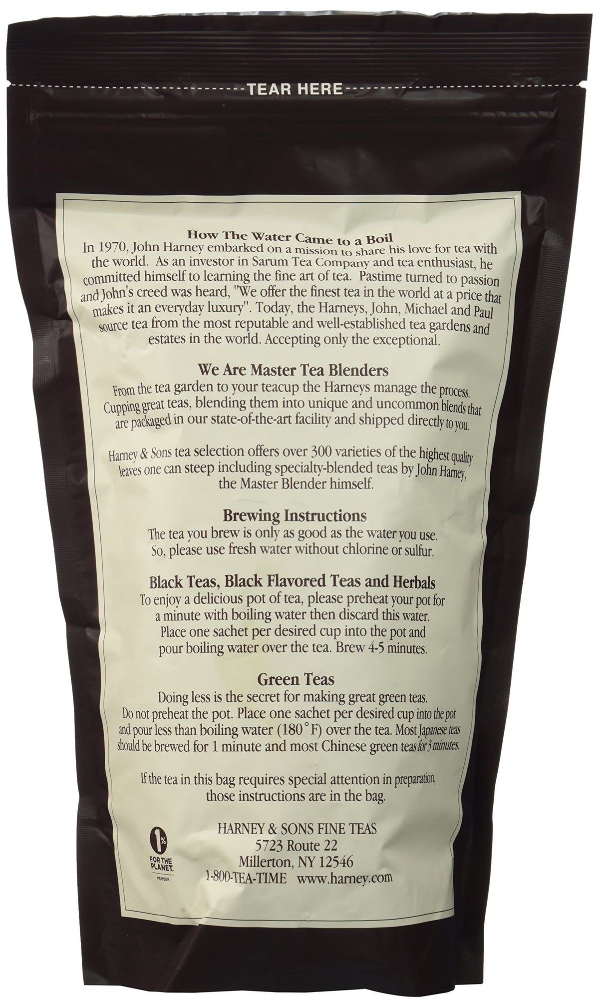 Harney & Sons Chamomile aroma image highlighting fresh, apple-like scent.