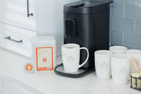 Harney & Sons Hot Cinnamon Sunset tea pod ready for Keurig brewing
