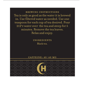 Harney & Sons Irish Breakfast Tea in tin, 100% Assam for full-bodied flavor.