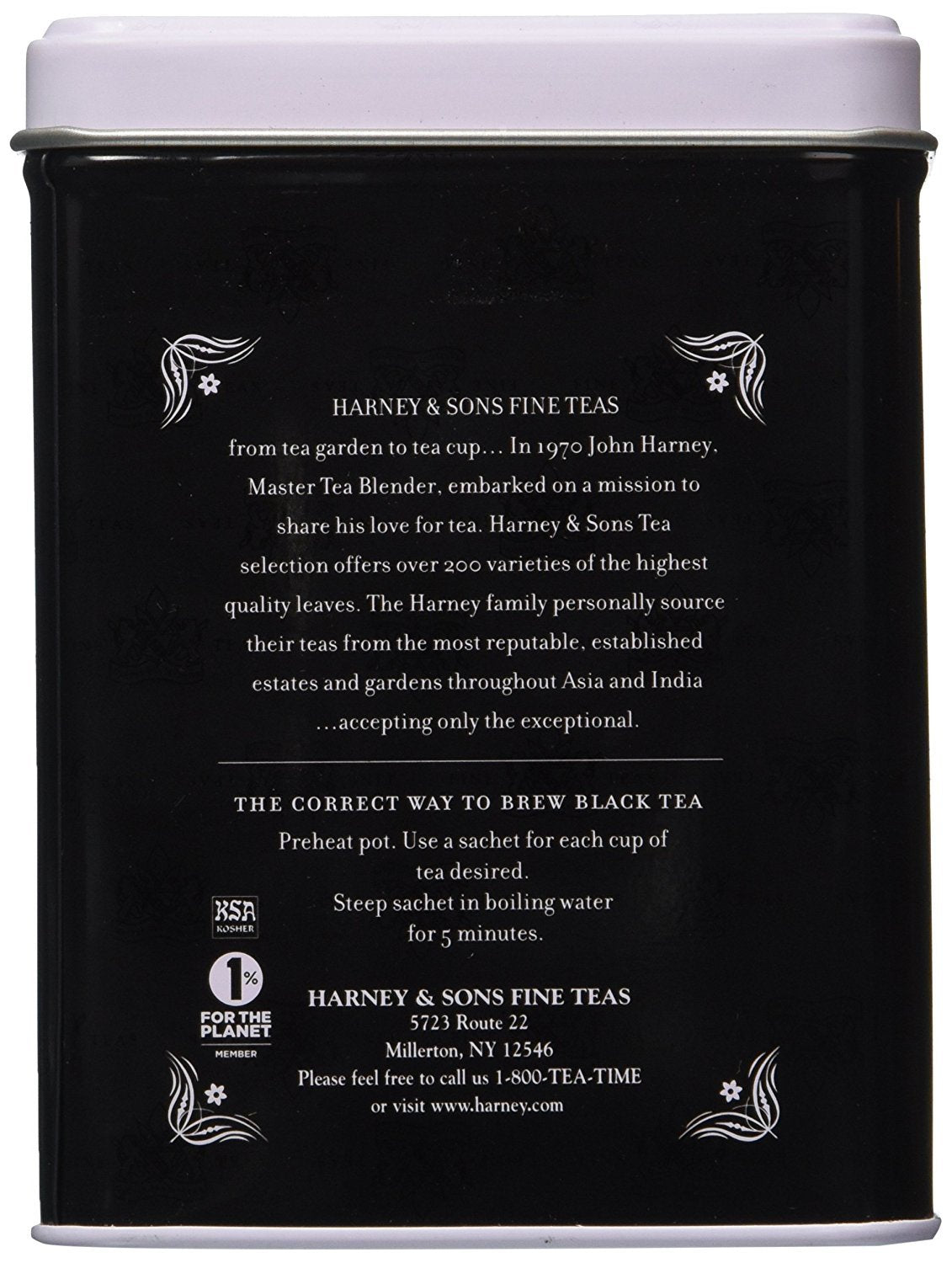 Harney & Sons SoHo chocolate coconut tea in a cup, inviting aroma.
