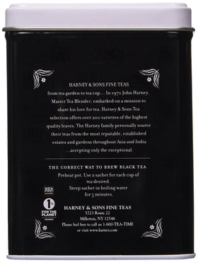 Harney & Sons SoHo chocolate coconut tea in a cup, inviting aroma.