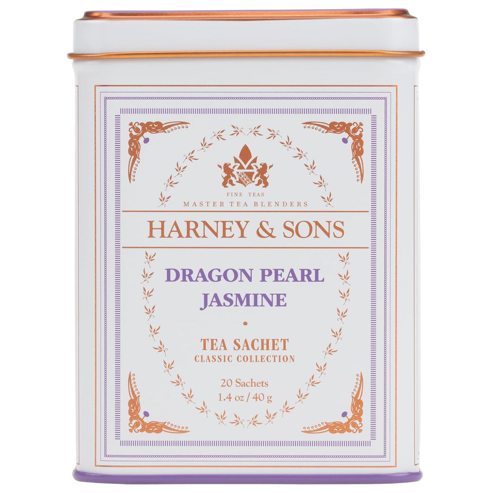 Harney & Sons Dragon Pearl Jasmine tea pearls for a delicate floral ritual