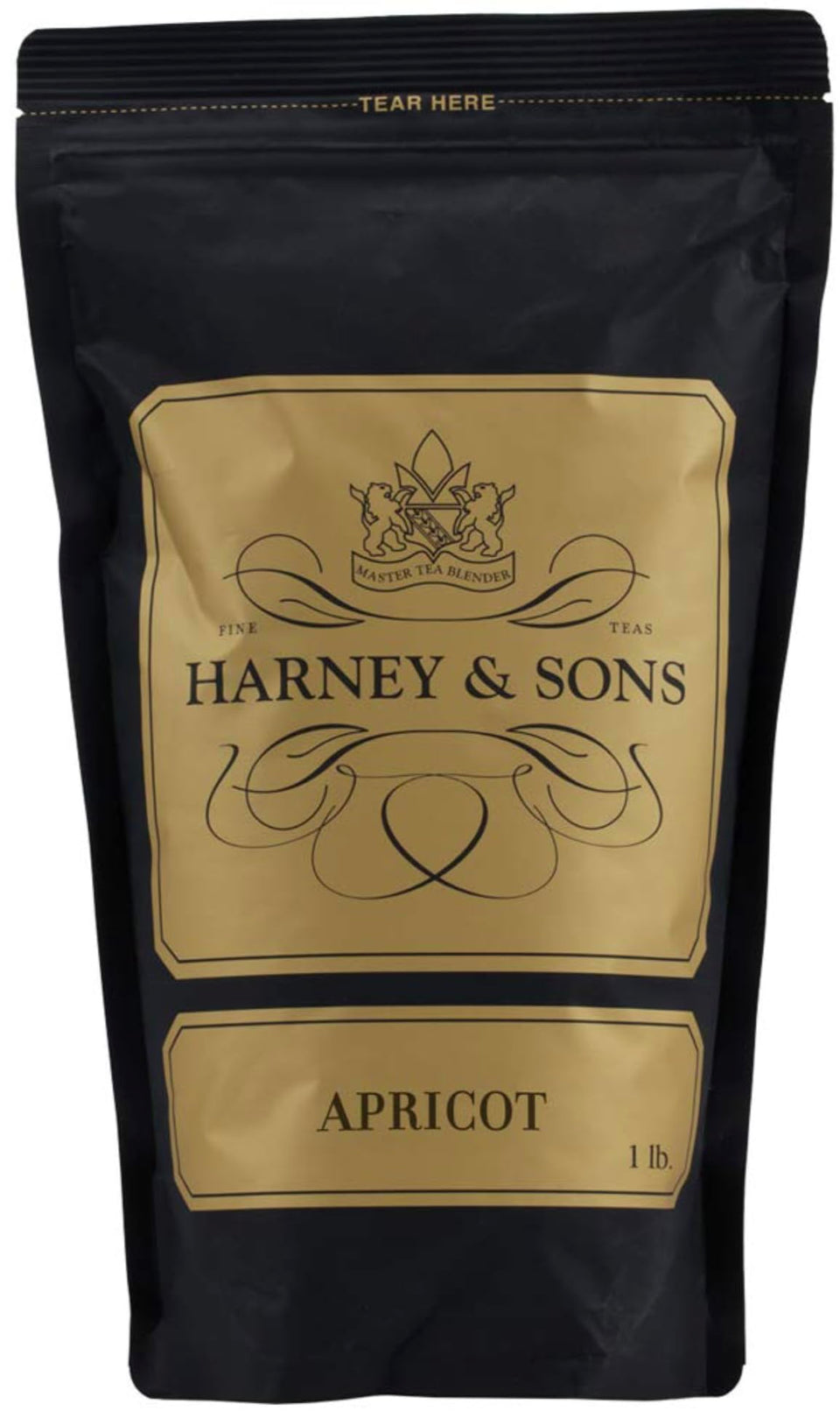 Harney & Sons Apricot Tea bulk bag, aromatic black tea for hot or iced beverages
