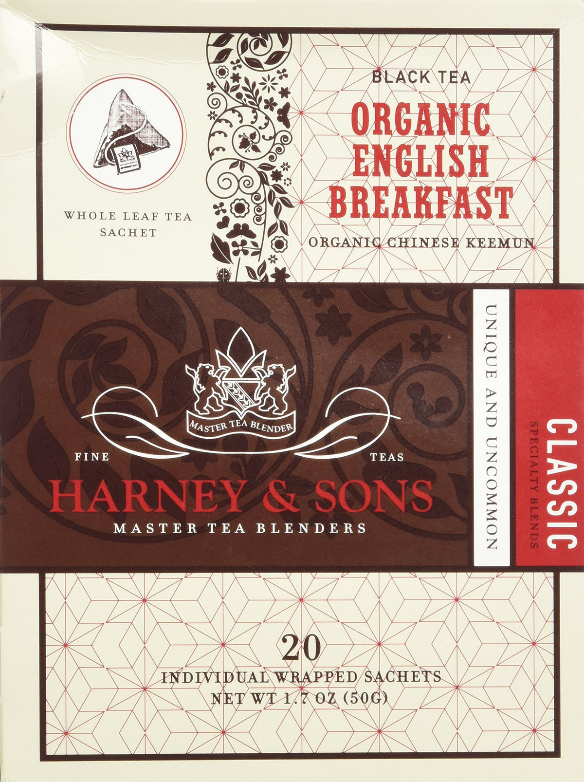 Harney & Sons brewed cup shows a smooth, full-bodied taste