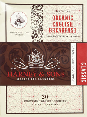 Harney & Sons brewed cup shows a smooth, full-bodied taste