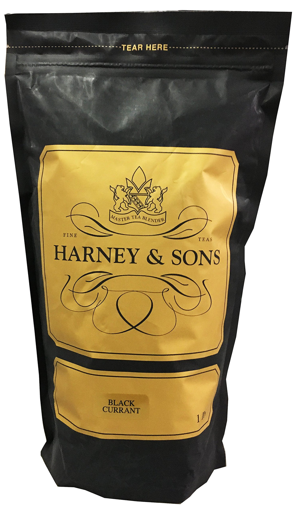 Harney & Sons Black Currant loose leaf tea ready to brew for a rich berry aroma