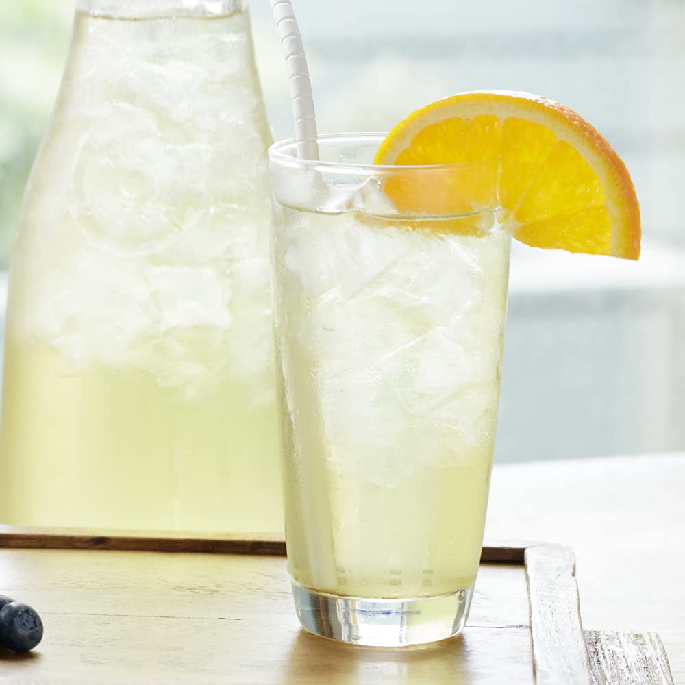 Harney & Sons Blueberry Green Fresh Brew iced tea glass pour ideal for bright, summery gatherings.