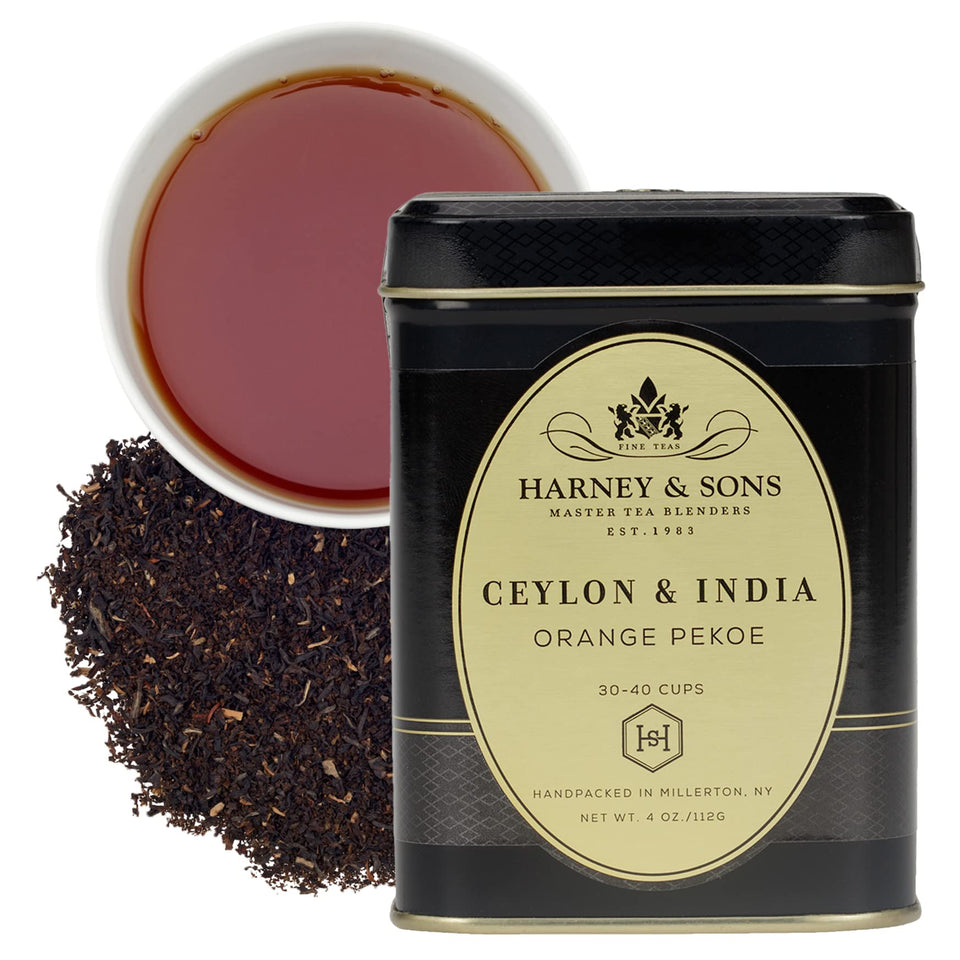 Harney & Sons Ceylon & India loose tea leaves for a bold, comforting cup