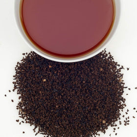 Harney and Sons Chai loose tea setup for cozy chai brewing.