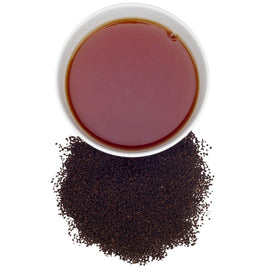 Harney & Sons CTC Assam loose-leaf brew for rich, full-bodied flavor.