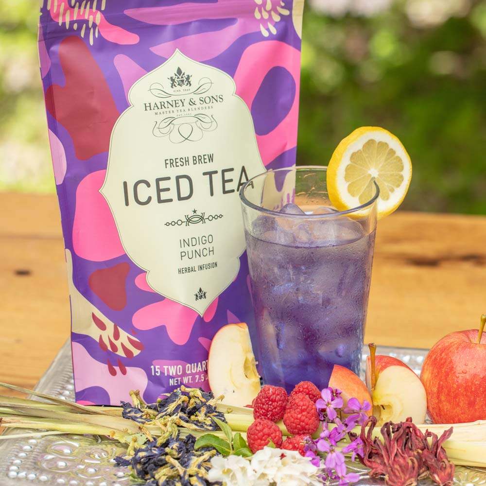 Harney & Sons Indigo Punch cocktail-ready tea for summer drinks