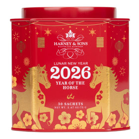 Harney & Sons Lunar New Year 2026 tea tin front view for gifting