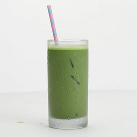 Close-up of Harney and Sons Organic Matcha powder, showing fine texture for smooth whisking.