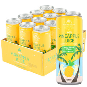 Harney & Sons Pineapple Juice can front view for on-the-go refreshment