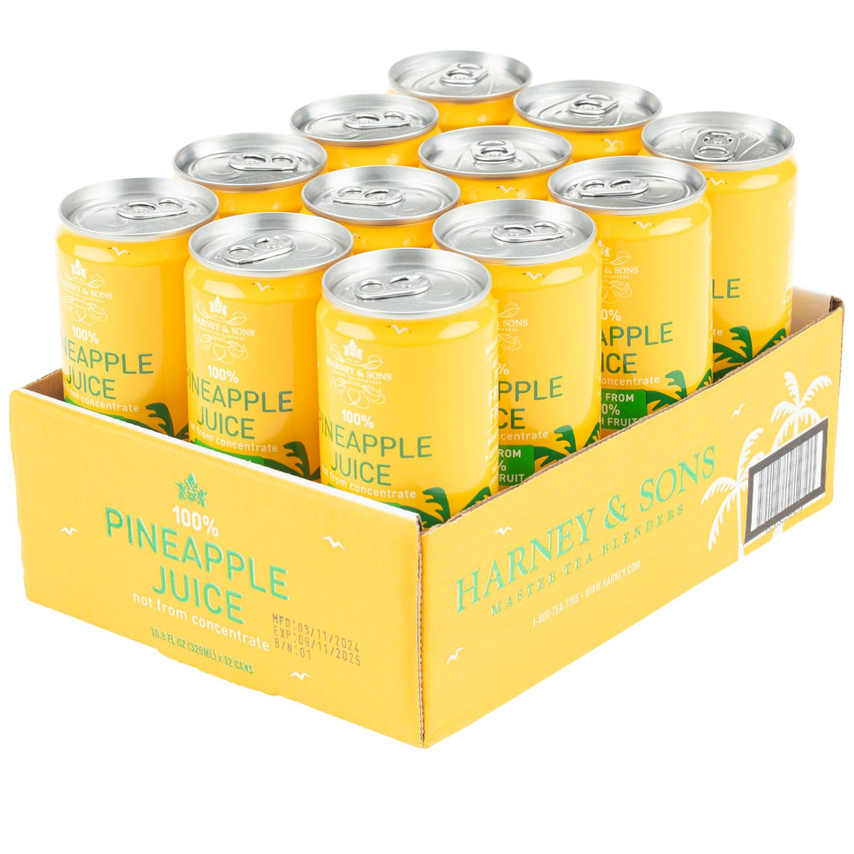 Harney & Sons Pineapple Juice cold pour, ideal for smoothies or teas