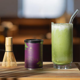 Harney & Sons Supreme Matcha used in beverages and baking.
