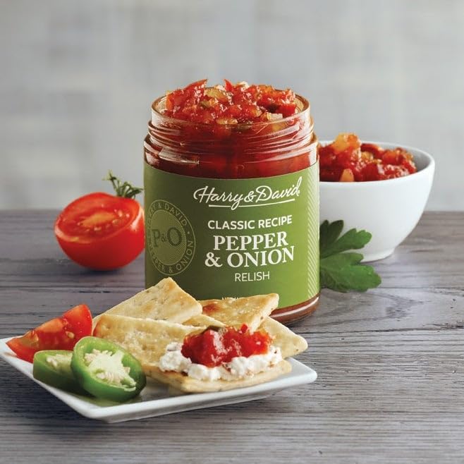 Harry & David Classic Recipe Relish with peppers and onions ideal for burgers