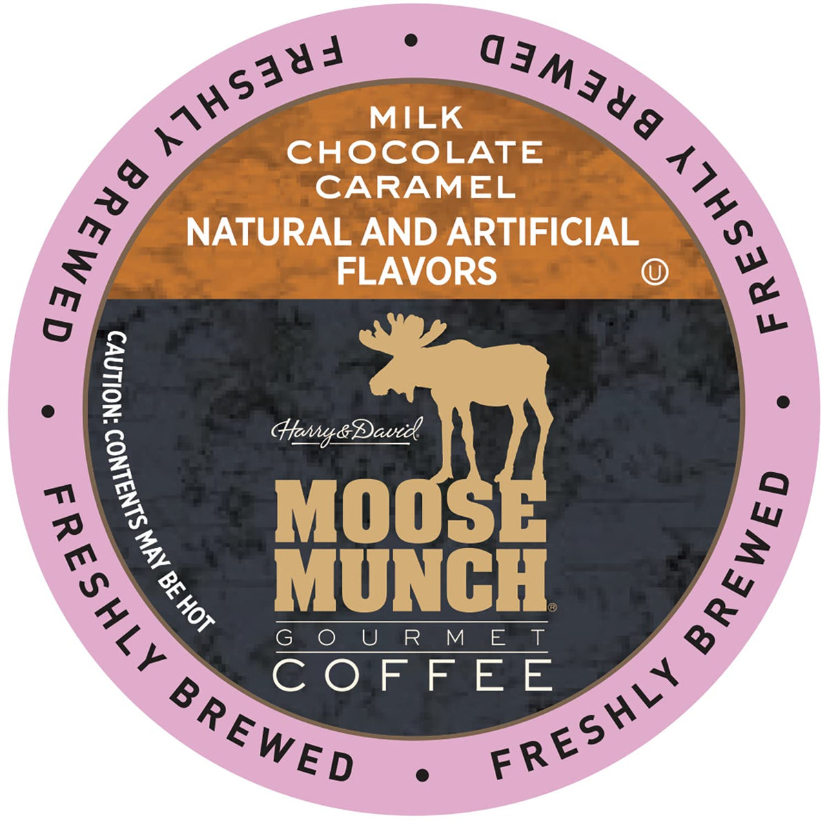 Harry & David Moose Munch Coffee cup with milk chocolate caramel flavor for a comforting morning
