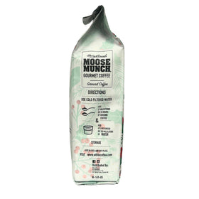 Holiday gift-ready Moose Munch Peppermint Mocha bag for cozy mornings.