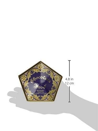 Harry Potter chocolate frog on display, ideal for collectors and party favors.
