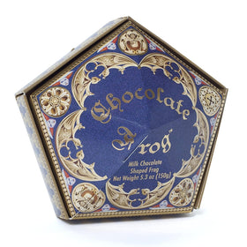 Harry Potter Chocolate Frog packaging inspired by Honeydukes, gift-ready for fans.