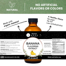 Pouring Harvest Moon Delights banana extract into batter