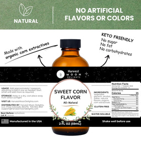 Keto cornbread ingredient with Harvest Moon Delights corn extract