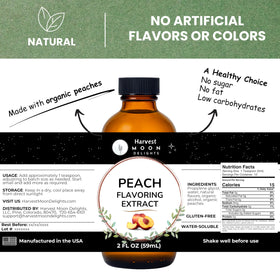 Harvest Moon Delights peach extract drops add bright notes to recipes.