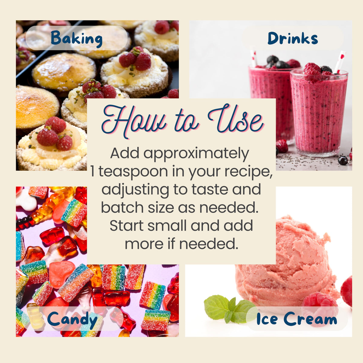 Harvest Moon Delights Raspberry Extract for baking enhances cakes and cookies with berry notes.