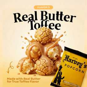 Harvey's gluten-free popcorn; versatile snack for various diets